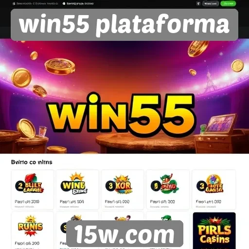 Win55 plataforma oferece jogos de azar e apostas online